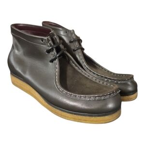 PROENZA SCHOULER | Leather & Suede Moc-Toe Chukka Boots EU 40 / US 10